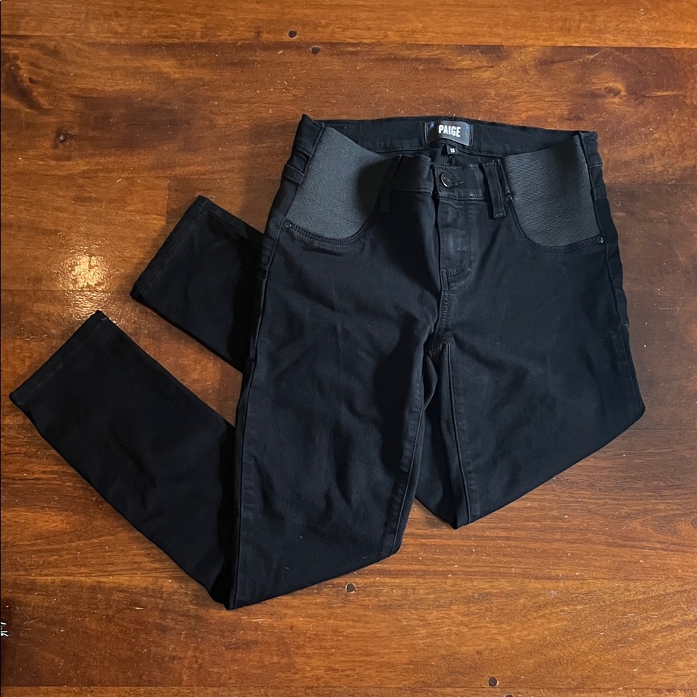 PAIGE Classic Black Denim Jeans